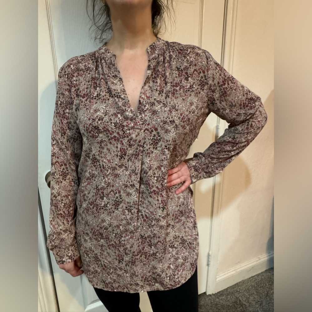 Loft Outlet floral tunic blouse